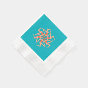 Serviette En Papier Baigneurs - Baignade synchronisée