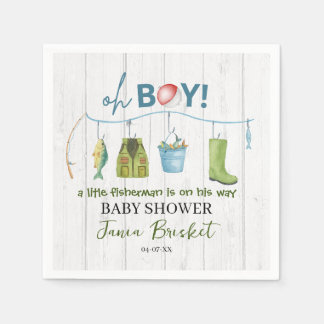 Serviette En Papier Baignoire bébé garçon leurre aquarelle