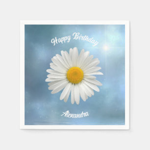 Serviette En Papier Baise blanche gaie