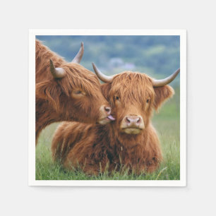 Serviette En Papier Baiser de vache des Highlands