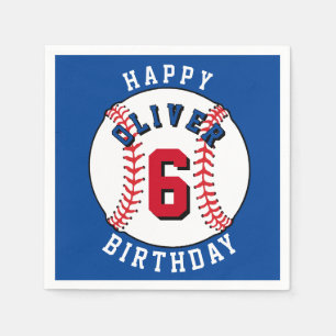 Serviette En Papier Bal de baseball Fête Anniversaire de enfant à thèm