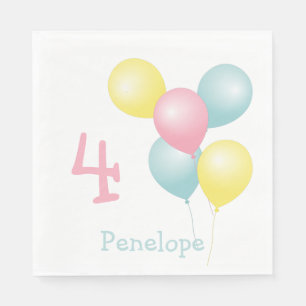 Serviette En Papier Balcons d'anniversaire enfant serviettes