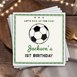 Serviette En Papier Balle de football étoile Papier d'anniversaire Nap