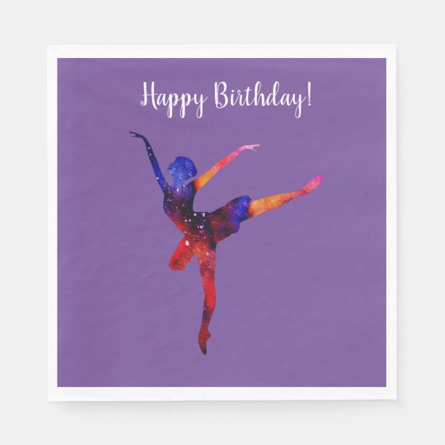 Serviette En Papier Ballerina (Devant)