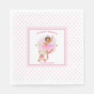 Serviette En Papier Ballerina Baby Pink