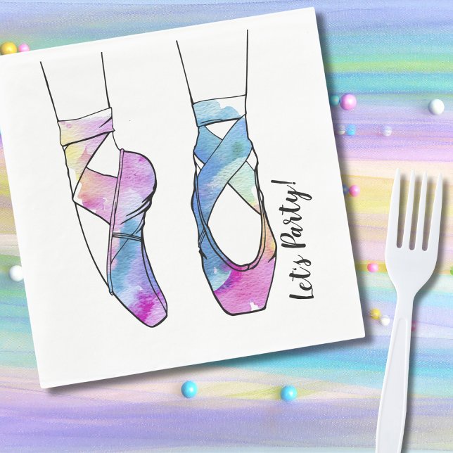 Serviette En Papier Ballerina Ballet fête d'anniversaire (Créateur téléchargé)