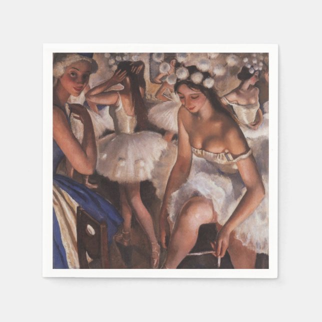 Serviette En Papier Ballerinas dans la salle à manger (par Serebriakov (Devant)