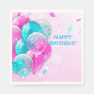 Serviette En Papier Ballons de fête