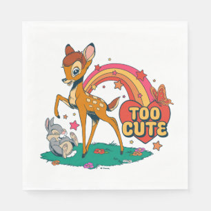 Serviette En Papier Bambi et ses amis   Trop mignon