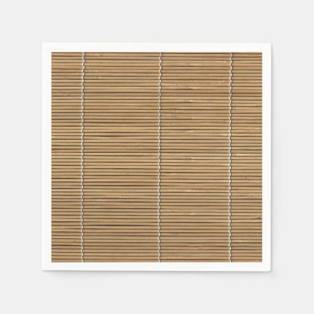 Serviette En Papier Bambou Mat Cocktail standard Napkin (Devant)