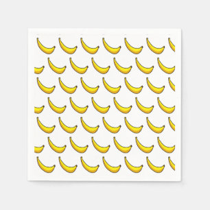 Serviette En Papier Bananes