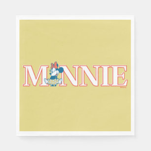 Serviette En Papier Bannière de nom Minnie classique