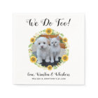 Bar à cocktails personnalisé Mariage chien