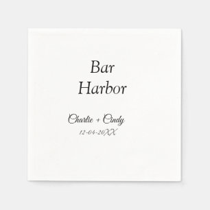 Serviette En Papier Bar Harbour bachelorée fête d'honneur mariage a