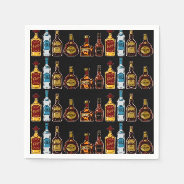 Serviette En Papier Bar Ouvert (Devant)