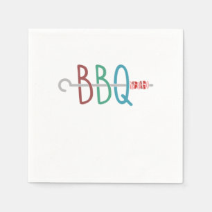 Serviette En Papier Barbecue Barbecue Barbecue Son Temps Grill