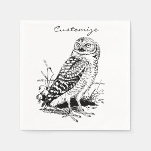 Serviette En Papier Barne Owl Thunder_Cove