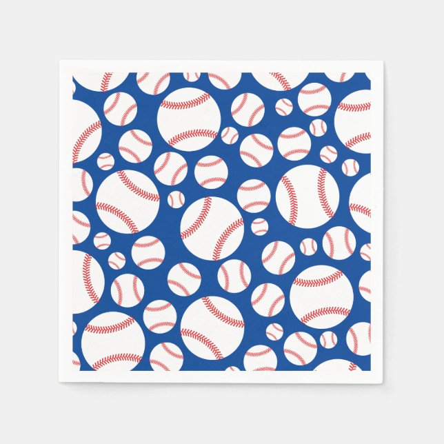 Serviette En Papier Baseball Cute Sports Fête d'Anniversaire des enfan (Devant)