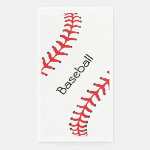 Serviette En Papier Baseball Stitch Design Guest Towel Napkin