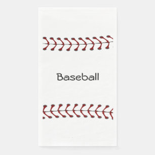 Serviette En Papier Baseball Stitch Design Guest Towel Napkin