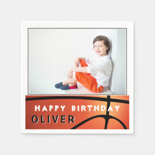 Serviette En Papier Basketball Ball Boy Anniversaire Photo Party