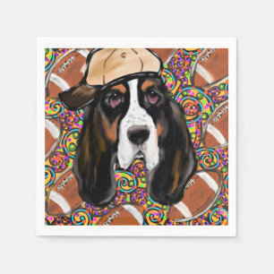 Serviette En Papier Bassett Hound