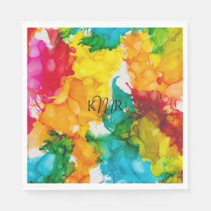 Serviette En Papier Bat BM ou Bar Mitzvah Un peu de serviettes couleur