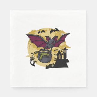 Serviette En Papier Bat Halloween