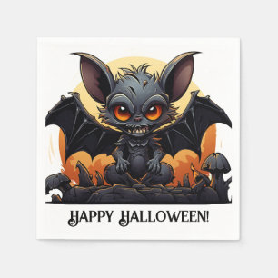 Serviette En Papier Bat Vampire d'Halloween