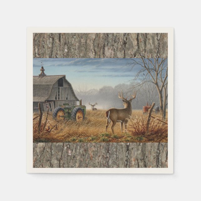 Serviette En Papier Bataille Des Bucks (Devant)