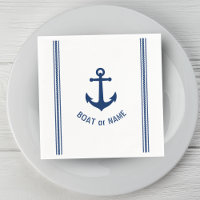 Bateau ou nom de famille Ancre Vintage bandes de c