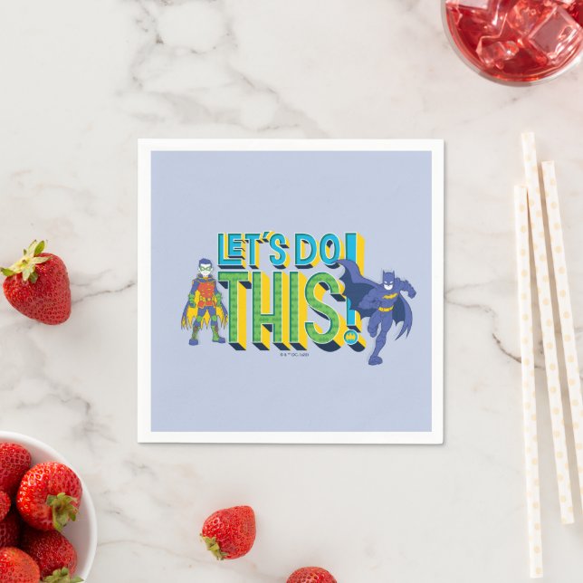 Serviette En Papier Batman | Faisons ceci (En situation)