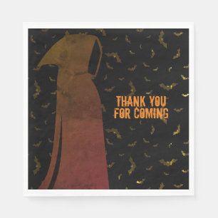 Serviette En Papier Bats volants Déplaisants à capuchon Grim Reaper Ha