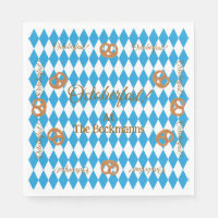 Bavarois bleu Octoberfest Pretzels