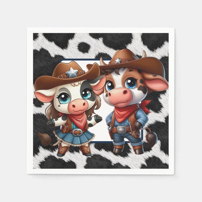 Serviette En Papier BBQ rustique (Devant)