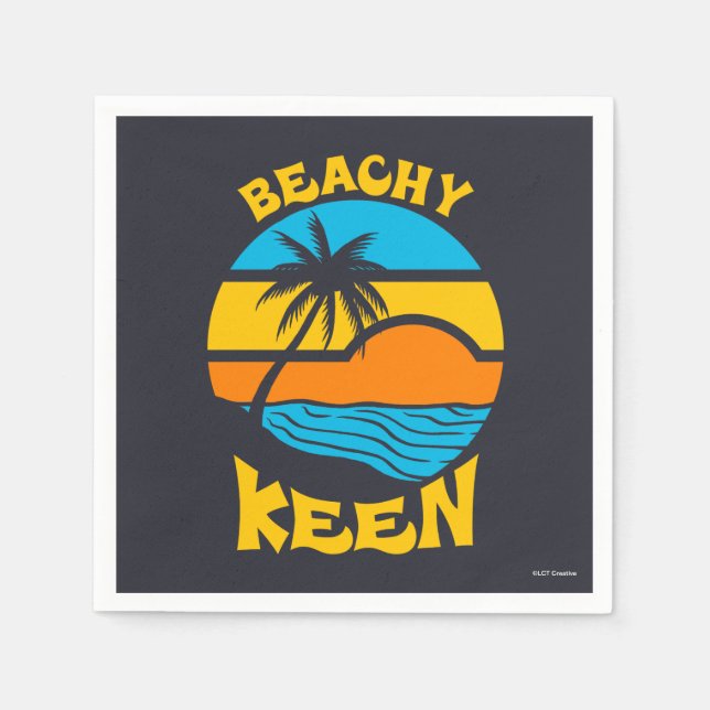 Serviette En Papier Beachy Keen (Devant)