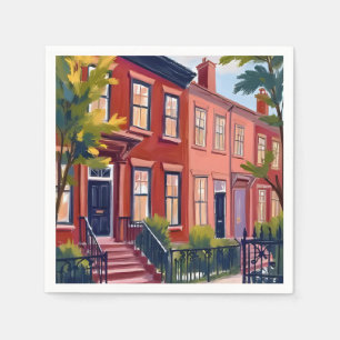 Serviette En Papier Beacon Street Boston Massachusetts