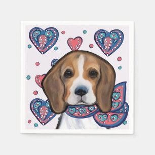Serviette En Papier Beagle