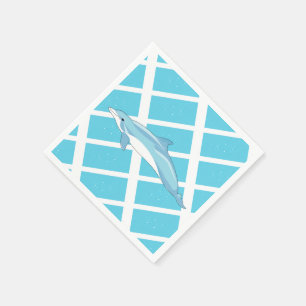 Serviette En Papier Beau dauphin