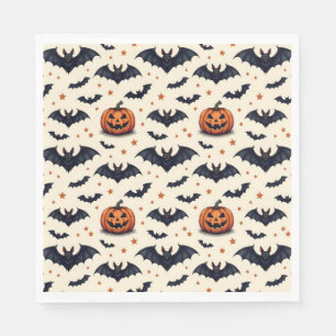 Serviette En Papier Beaucoup de chauves-souris