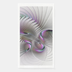 Serviette En Papier Beauté abstraite moderne surréaliste et timide Art
