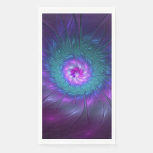 Serviette En Papier Beauté florale Abstraite Fleur d'art fractionnée c