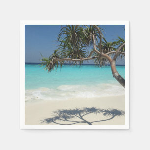 Serviette En Papier Beautiful Tropical Beach
