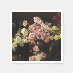 Serviette En Papier Beaux Roses (par Joseph DeCamp)