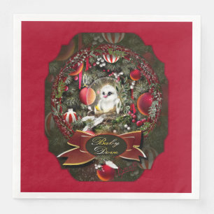 Serviette En Papier Bébé Colombe