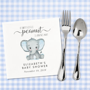 Serviette En Papier Bébé Eléphant mignon Douche garçon