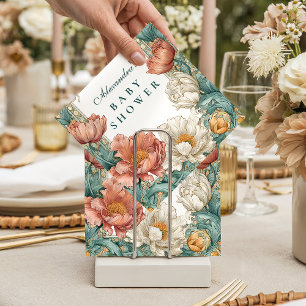 Serviette En Papier Bébé en fleurs Fête florale de naissance
