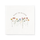 Bébé Fleur sauvage coloré dans le Baby shower en f