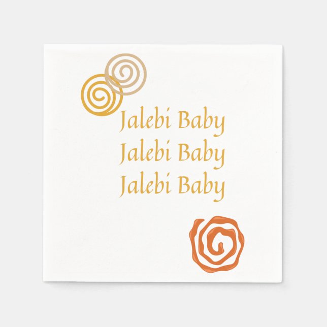 Serviette En Papier bébé jalebi (Devant)