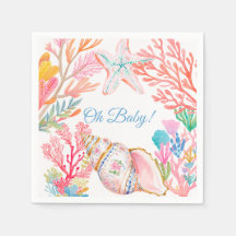 Bébé sous l'eau aquarelle Shower 